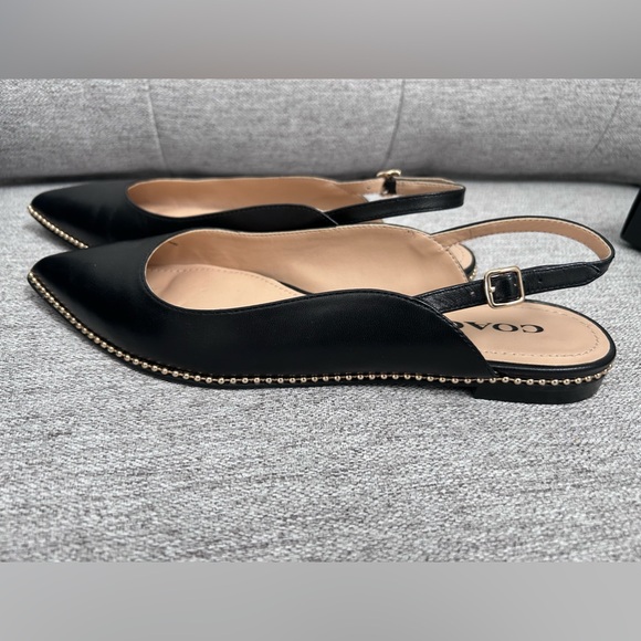 EUC Coach leather sling back flats size 8 - Picture 3 of 13